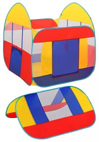 játszósátor 550 labdával 123 x 120 x 126 cm