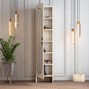 Palermo előszobafal, krém-tölgy, 45 cm – TR845HCT4240