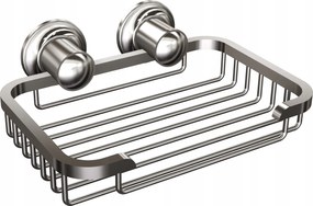 Falra szerelhető szappantartó 13,5 cm áttört króm