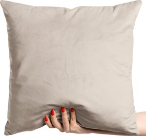 Párnahuzat velúr Velúr 45x45 Kasmír Bézs 45cm Soovi Home