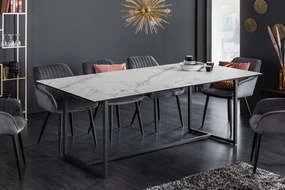 MERAN exkluzív kerámia étkezőasztal - 200cm -márvány