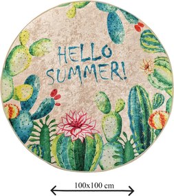 Hello Summer fürdőszobai szőnyeg 100 cm