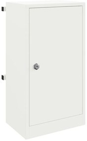 postaláda Fehér 30 x 23 x 55 cm Acél