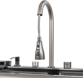 Calandria multifunkciós rozsdamentes mosogató