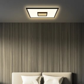 Briloner 3848015 - LED mennyezeti lámpatest TORO LED/18W/230V 42x42 cm fekete