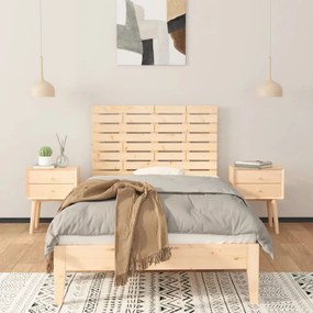tömör fenyőfa fali fejtámla 96 x 3 x 63 cm