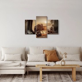 Kép - Halászati csendélet (90x60 cm)