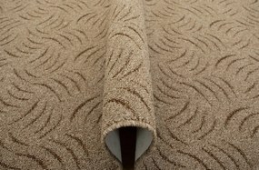 200x400 cm Barna Presto Szőnyeg Filc Mintával