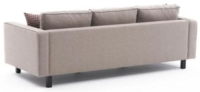 3 személyes kanapé Kale Linen - Krém