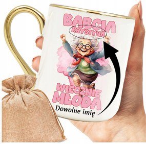 Elegáns Bögre Nagyinak, Személyre Szabható, Örökké Fiatal