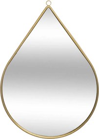 Csepp tükör arany keretben dekoratív a nappaliba