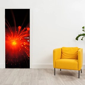 Fotótapéta ajtóra - Szikra, absztrakció (95x205cm)