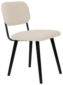 Krémszínű étkezőszék Jake – White Label