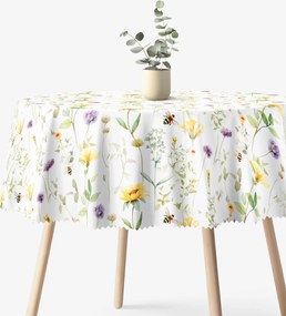 Goldea kör alakú teflonos terítő - réti világ Ø 150 cm