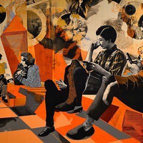 Poszter 70x70cm Párbeszéd tér