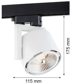 Argon 4750 - ALTO 1xGU10-AR111/12W/230V fehér spotlámpa