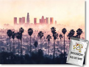Fotótapéta Flizelina Város Panoráma Los Angeles Usa Kilátás 100x75 ragasztó