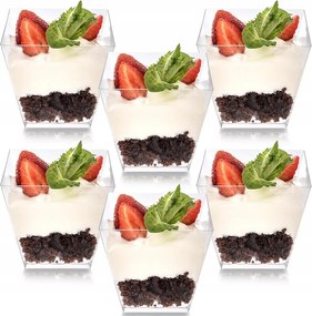 6x Poharak Poharak Desszerttartók Snackek Desszert előételek 180ml