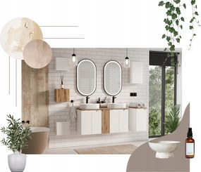 Bútorszett 80cm-es mosdóval