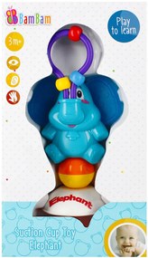 Elefánt Blue baba játék tapadókoronggal