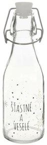 Orion palack zárókapoccsal, fehér, 0,16 l, 160 ml