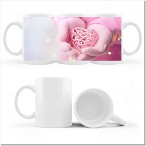 Nőnapi nyomott mintás bögre Ajándék Love