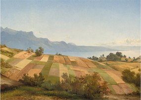 Kép - Alexandre Calame, Swiss Landscape, reprodukciók (70x50 cm)