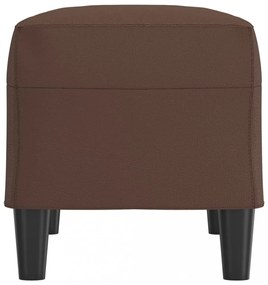 barna műbőr pad 70 x 35 x 41 cm