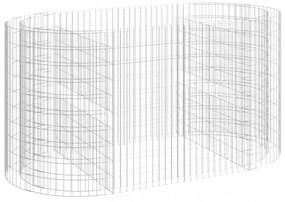 horganyzott vas gabion magaságyás 200x100x100 cm