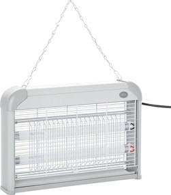 Outsunny Elektromos Szúnyogriasztó Lámpa UV Fény 20W Két Csővel 60m² Területfedés Bel- és Kültéri Használatra 39x7.5x26.5 cm Fehér | Aosom