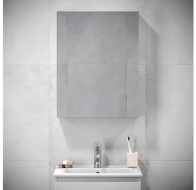BATH DELUXE Tükrös fürdőszobai szekrény HENRY 65x50 cm fehér BT0093