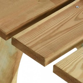 impregnált fenyőfa kerti pad 160 cm