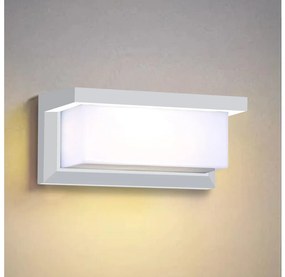 Brilagi Brilagi - LED KĂŒltĂ©ri fali lĂĄmpa BRICKY LED/12W/230V fehĂ©r IP54 BG1699