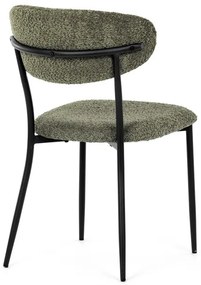 Zöld Bouclé Étkezőszék. CT-W1021 GRN2