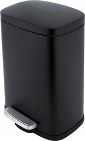 Nimco Fürdőszobai hulladékgyűjtő 5l, fekete fém, csendes záródású, Kos 8005-90_
