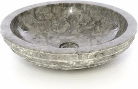 DIVERO Mosdókagyló természetes kőből - Turin