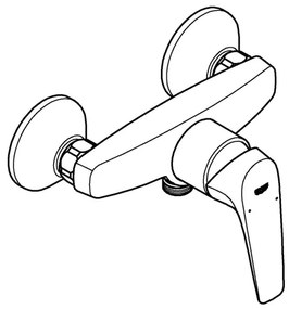 GROHE 23771000 - START FLOW zuhanycsaptelep fényes króm