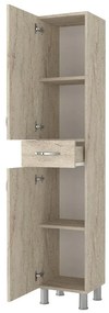 Fürdőszoba szekrény Selin 2 Doors 1 Drawer