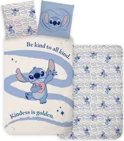 Disney Lilo és Stitch, A csillagkutya Kindness gyerek, ovis ágyneműhuzat 100×135 cm, 40×60 cm