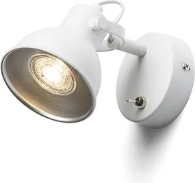 RENDL ROSITA I fali lámpa fehér/ezüstszürke 230V LED GU10 9W