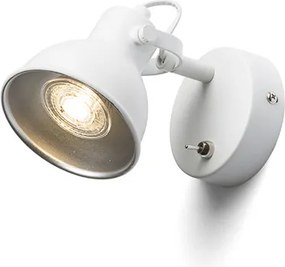 RENDL ROSITA I nástěnná bílá/stříbrnošedá 230V LED GU10 9W