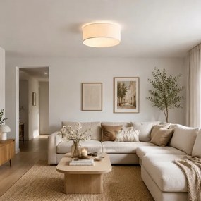 Brilagi - SIRIJA MODERN mennyezeti lámpatest 2xE27/60W/230V, átmérő 35 cm, krémszínű