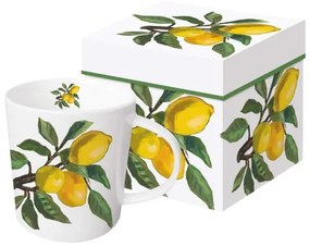 Porcelánbögre 0,35L dobozban, Lemon Musée white