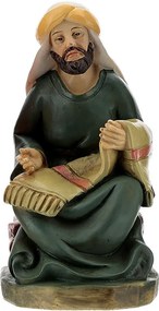 Betlehem dekorĂĄciĂłs figura "SzĆnyeg eladĂł" 15cm magas figurĂĄkhoz