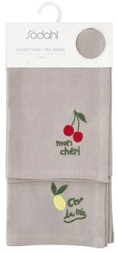 Pamut konyharuha szett 2 db-os 50x70 cm Bistro – Södahl