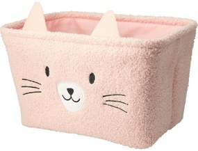 Hatu Gyerek tároló kosarak szett Macska, 2 db,rózsaszín