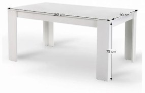 Étkezőasztal Tangan New 160 (6 fő részére). 752835