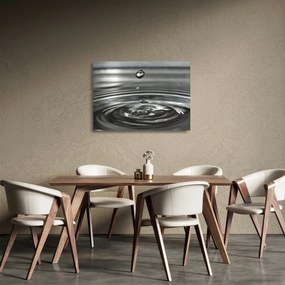 Egy vízcsepp képe (üvegen) (70x50 cm)