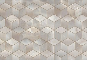 Fotótapéta Flizelin az Otthon szobájába 3D geometrikus mozaik 152x104