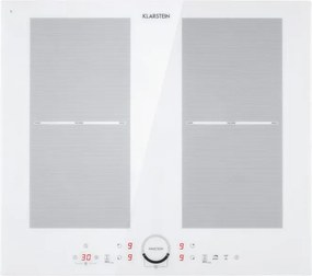 Klarstein Delicatessa 60, beépített indukciós főzőlap, 7000 W, 4 zóna, üvegkerámia, fekete